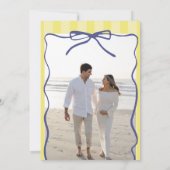 Invitation Yellow Stripes Italian Themed Ciao Baby Shower (Dos)