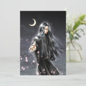 Invitation yeux rouges (Debout devant)