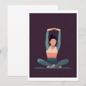 Invitation yoga (Devant / Derrière)