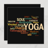 Invitation YOGA (Devant / Derrière)