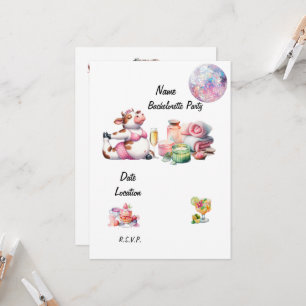 Invitation Yoga Bachelorette