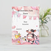 Invitation Yoga Bachelorette (Debout devant)