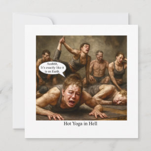 Invitation Yoga chaud en enfer.