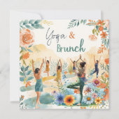 Invitation Yoga et Brunch (Devant)