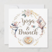 Invitation Yoga et Brunch (Devant)