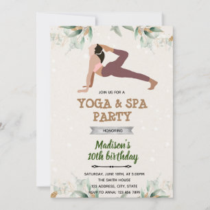 Invitation yoga et spa