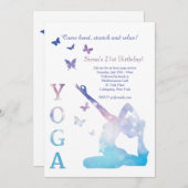 Invitation Yoga King Pigeon (Devant / Derrière)