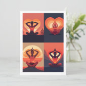 Invitation yoga love (Debout devant)