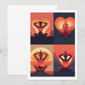Invitation yoga love (Devant / Derrière)