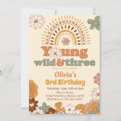 Invitation Yong Wild Three Rainbow 3ème anniversaire Invitati (Devant)