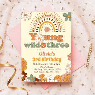 Invitation Yong Wild Three Rainbow 3ème anniversaire Invitati