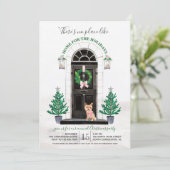 Invitation Yorkie Yorkshire Terrier (Debout devant)