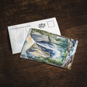 Invitation Yosemite National Park California Watercolor