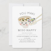 Invitation You Maki Miso Happy Miso Soup Sushi Roll Anniversa (Devant)