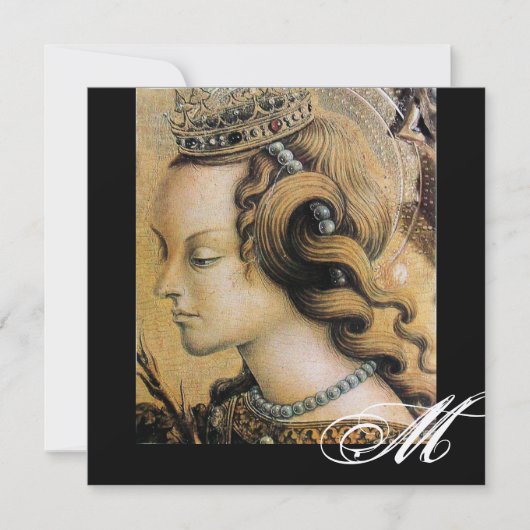 Invitation YOUNG PRINCESS SWEET 16 FÊTE Monogram Or (Devant)