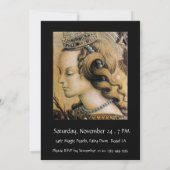 Invitation YOUNG PRINCESS SWEET 16 PARTY noire (Dos)