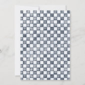 Invitation YOUNG Wild and Three Red Race Car Birthday  (Dos)