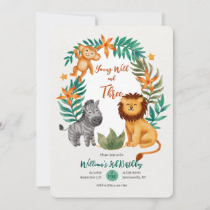 Invitation Young Wild et Three