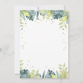 Invitation Young Wild et trois animaux Safari Boy Birthday (Dos)