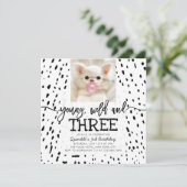 Invitation Young Wild et trois Posters de animaux Safari Anni (Debout devant)