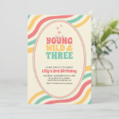 Invitation Young Wild Et Trois Retro Super 3e anniversaire (Debout devant)