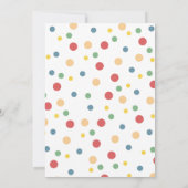 Invitation Young Wild Forest Animals Party Hats 3rd Birthday (Dos)