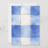 Invitation Young Wild & Three Blue Retro Boy 3rd Birthday  (Dos)