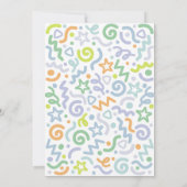 Invitation Young Wild & Three Confetti Balloon 3rd Birthday (Dos)