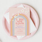 Invitation Young Wild Three Pastel arc-en-ciel 3e anniversair
