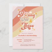 Invitation Young Wild & Three Retro 3e anniversaire (Devant)