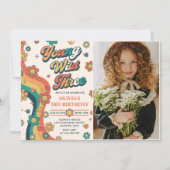 Invitation Young Wild Three Retro Rainbow 3ème anniversaire P (Devant)