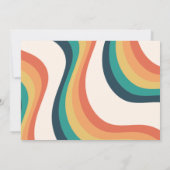 Invitation Young Wild Three Retro Rainbow 3ème anniversaire P (Dos)