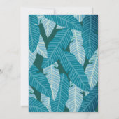 Invitation Young Wild & Three Safari Animaux Garçon 3e annive (Dos)