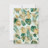 Invitation Young Wild Three Safari Pastel Vert 3e anniversair (Dos)