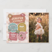 Invitation Young Wild & Three Super Daisy 3ème anniversaire P (Devant)