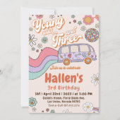 Invitation Young Wild & Three Super Rainbow 3e anniversaire (Devant)