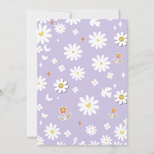 Invitation Young Wild & Three Super Rainbow 3e anniversaire (Dos)