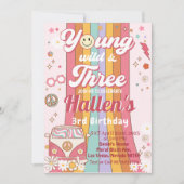 Invitation Young Wild & Three Super Rainbow 3e anniversaire (Devant)