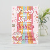 Invitation Young Wild & Three Super Rainbow 3e anniversaire (Debout devant)