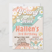 Invitation Young Wild & Three Super Rainbow 3e anniversaire (Devant)