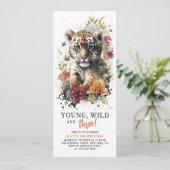 Invitation Young Wild Trois 3e anniversaire enfants mignon Ti (Debout devant)