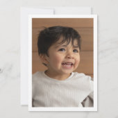 Invitation Young, Wild & Trois Feuilles Neutres Photo Invite (Dos)