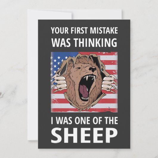 Invitation Your First Mistake Was Thinking I Was One Of The S (Devant)