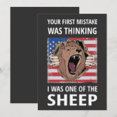 Invitation Your First Mistake Was Thinking I Was One Of The S (Devant / Derrière)