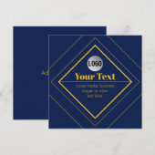 Invitation Your Logo & Customizable Design Template (Devant / Derrière)