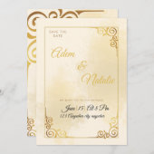 Invitation Your wedding's card (Devant / Derrière)