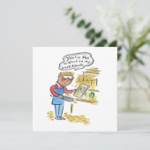 Invitation You're the walnut on my woodbench (Debout devant)