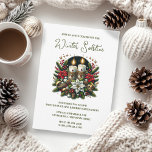 Invitation Yule Winter Solstice Poinsettia & Greenery Wicca<br><div class="desc">Envoyez une invitation spéciale à votre soirée solstice d'hiver avec ce modèle de pièce centrale Yule Poinsettia et Winter Greenery Candle. Le texte et la couleur arrière - plan sont entièrement personnalisables et faciles à modifier. Ayez une Bienheureuse Yule !</div>