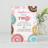 Invitation Yummy Donuts (Debout devant)