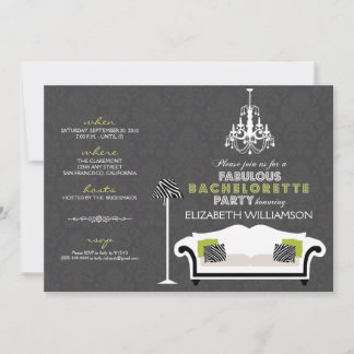Invitation Zebra Decor (noir)